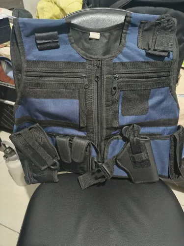 CAPA TÁTICA X-TUDO EM NYLON DURATAN 600-VIG SEGURANÇA AZUL TAMANHO G