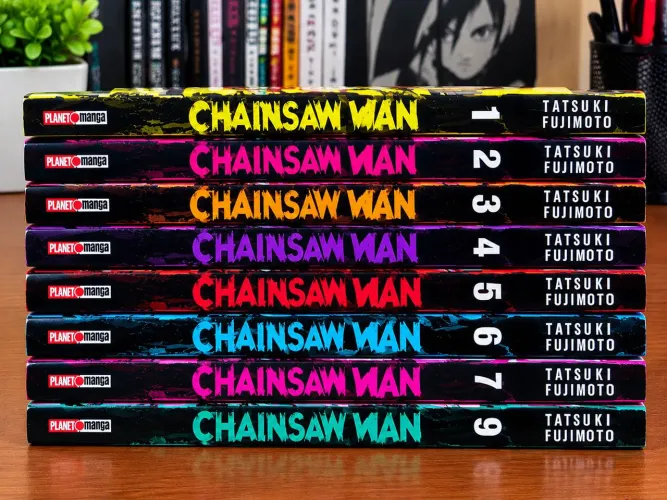 Coleção Chainsaw Man 1 ao 7 e 9