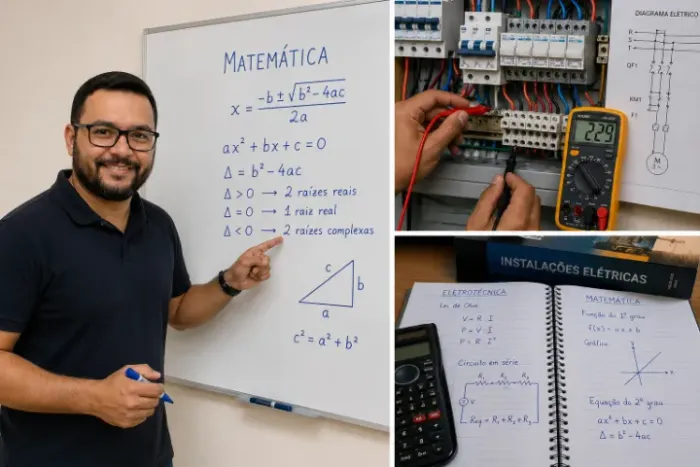 Professor de Eletrotécnica e Matemática (Ensino fundamental e médio)