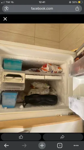 Geladeira Eletrolux com defeito 