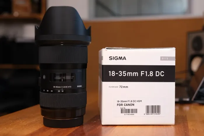 Sigma 18-35 1.8 para Canon 