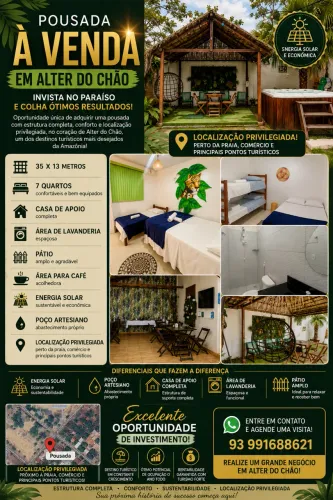 VENDO POUSADA EM ALTER DO CHÃO