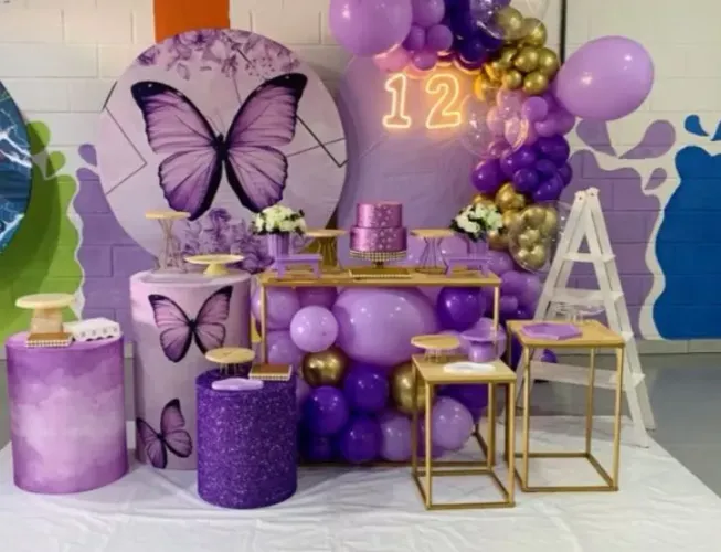 Festa mulher decoração e pegue e monte 