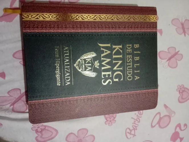 Vendo bíblia de estudo King James atualizada letras hiper gigante