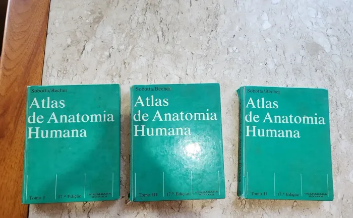 Atlas de anatomia humana Sobotta/Becher 17ª edição 3 volumes