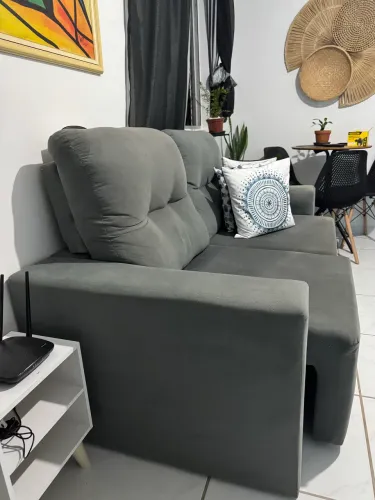 SOFÁ RETRÁTIL E RECLINÁVEL