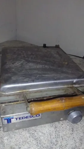 Kit chopeira chapa a gás e fogareiro 500$