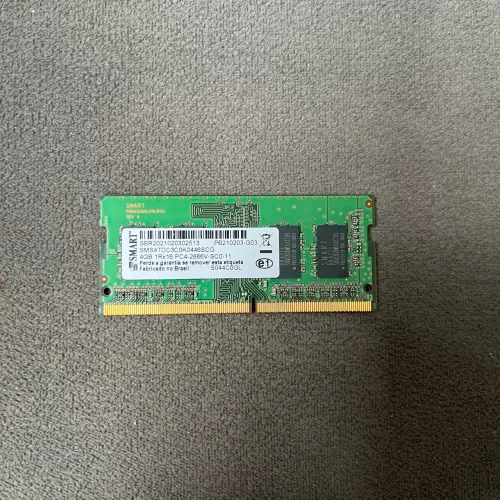 Memória RAM Notebook 4GB DDR4 2666MHz Smart CL19