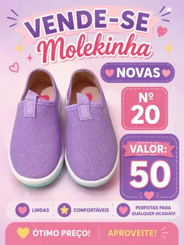 Vende-se sandália Molekinha