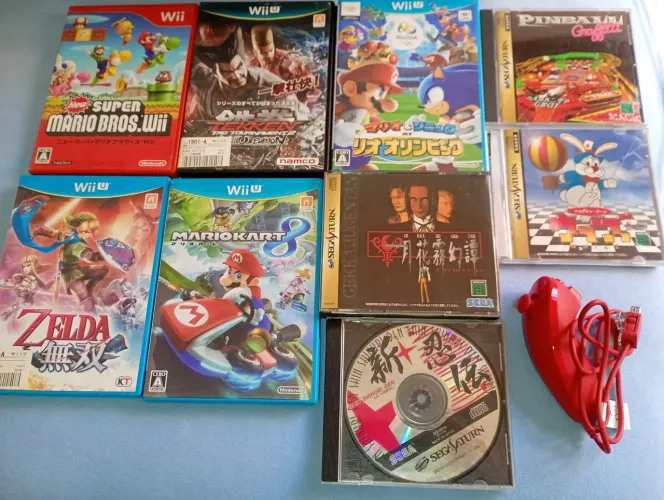 Lote de games Nintendo e sega