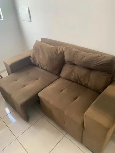 Sofá Retrátil Marrom