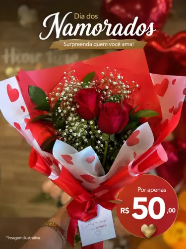 Buquê dia dos namorados 