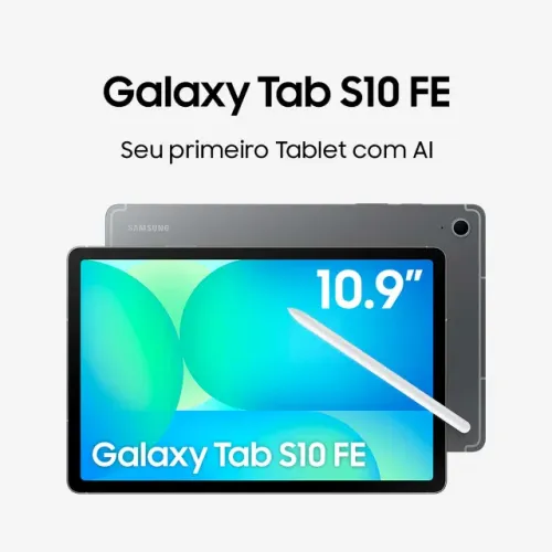 Galaxy Tab S10 FE Wi-Fi  128GB | 8GB RAM NOVO NA CAIXA PARCELAMOS EM ATE 18X COM JUROS