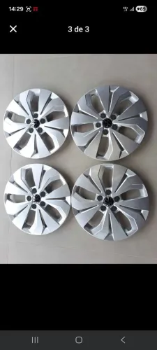 Jogo calotas de Roda ORIGINAIS 16 Polegadas VW 2GT601147Z31. T-Cross