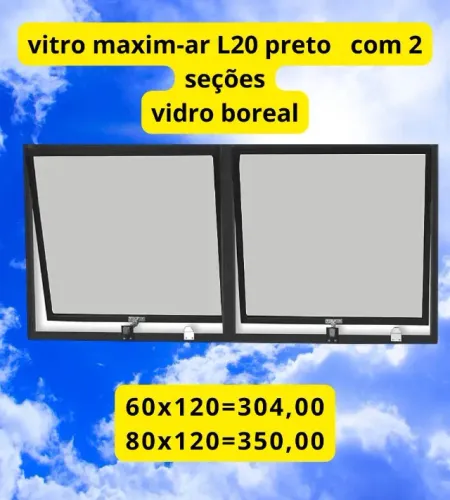 vitro maxim-ar L20 varias medidas direto da fabrica