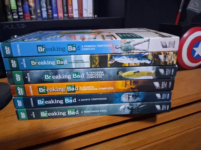 Breaking Bad serie completa em dvds em excelente estado de conservação