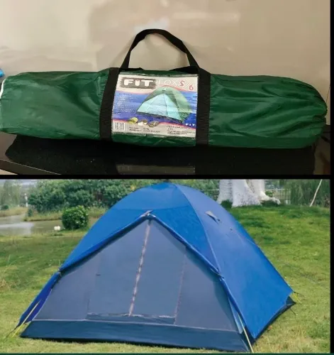 Barraca de camping FIT fox 5/6 2,40 x 2,40 x 1,40