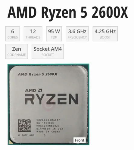 Ryzen 5 2600x