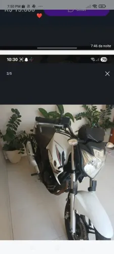 Vendo moto fazer, ano 2015, 250 cilindradas.