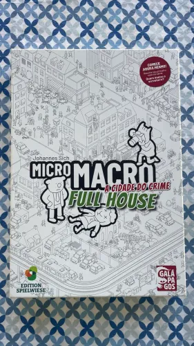 Jogo MicroMacro a cidade do crime Full House - Versao Galapagos ptbr