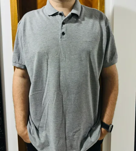 Camisa Polo John John - Cinza - XGG