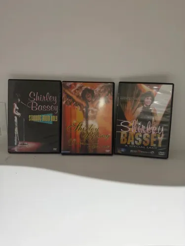 Coleção Shirley Bassey - 3 DVDs Originais Raros