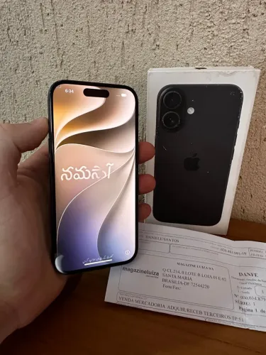 iPhone 16 CAIXA E NOTA FISCAL IMPECÁVEL !!!
