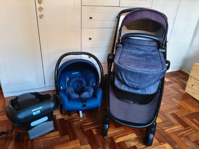 Conjunto Maxi-Cosi com isofix