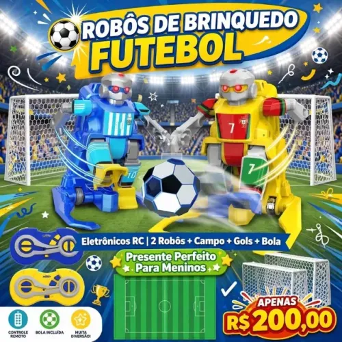 Robôs De Brinquedo Futebol Eletrônicos Rc Presentes Meninos