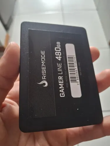 SSD Rise Mode Gamer Line, 480GB, 2.5", SATA III, Leitura: 530 MB/s, Gravação: 520 MB/s,