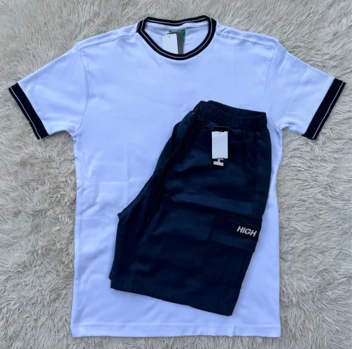Kit Camisa Suedine e Bermuda Sarja l