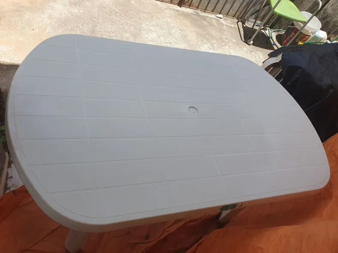 Mesa de PVC usada 1.40x0.85