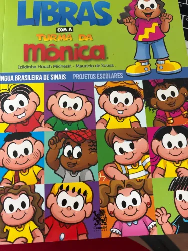 O Grande Livro de libras com a Turma da Mônica