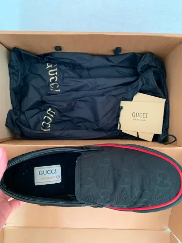 slip-on Gucci Off The Grid Tennis 1977 Black Red