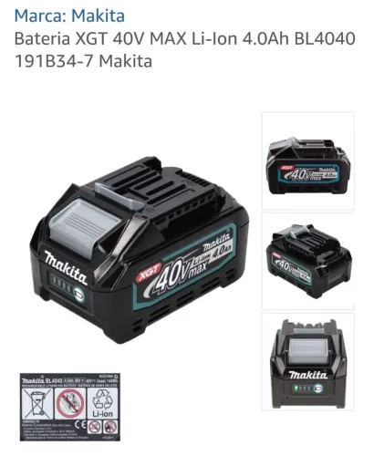 Bateria Makita xgt40 BL4040