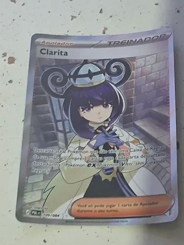 Carta pokemon Clarita folha 109/084