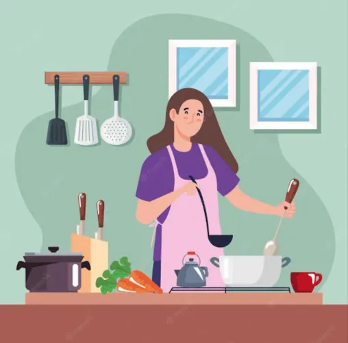 Doméstica - Cozinheira - secretária do lar