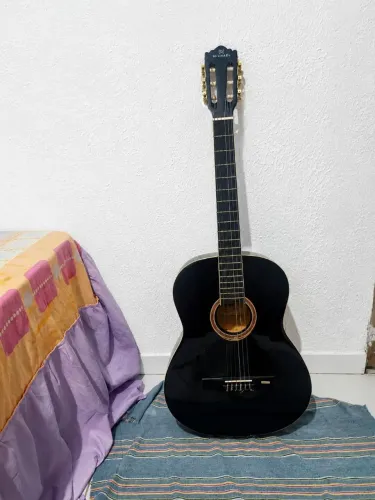 Violão Michael Original Preto - Excelente Estado | Pronto para Tocar