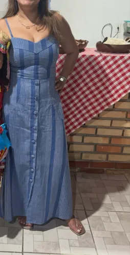 Vestido longo feminino DELISE
