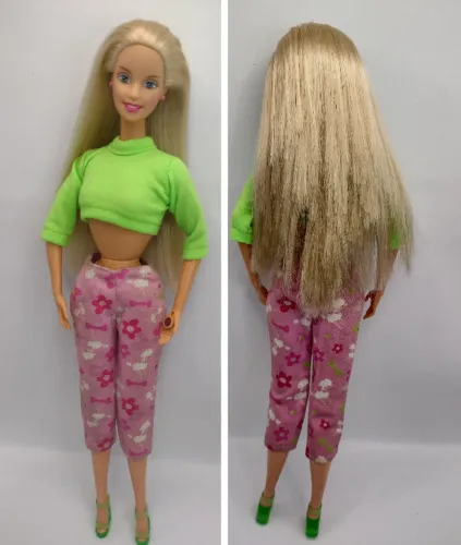 Boneca Barbie Antiga Kennel Care - Detalhes