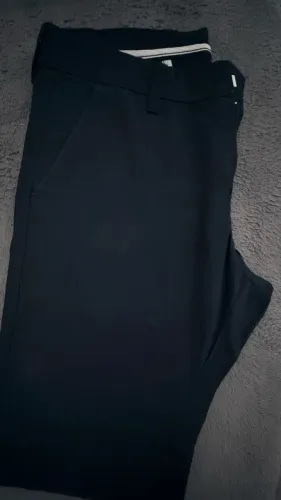Calça social tecido grosso