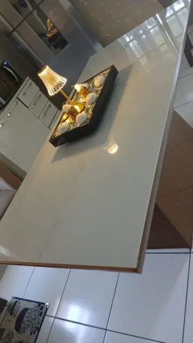 Mesa de Jantar 6 Lugares Tampo de Vidro!!