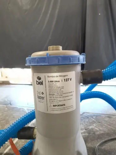 Bomba de filtragem para piscina inflável
