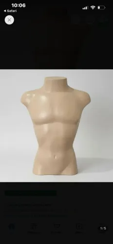Vendo manequim meio corpo