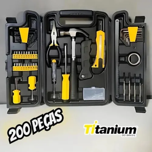 Maleta de ferramentas 200 peças novo