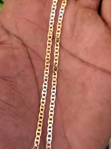 Corrente Piastrine 2mm/60cm fecho boia Banhada a Ouro 18k + Verniz Antialérgico 