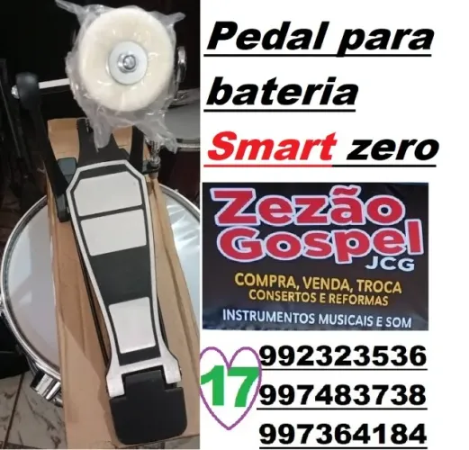 !!Super Promoção Pedal para bateria Smart ZEROO!!