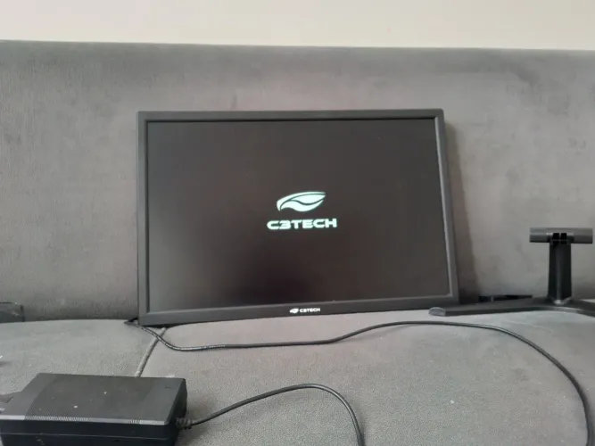 Monitor C3TECH 19 Polegadas MR-19 - Liga ( no signal) Com fonte + Suporte