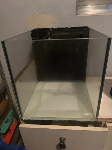 Aquário cubo 30x30x30 com 10 cm de sump traseiro