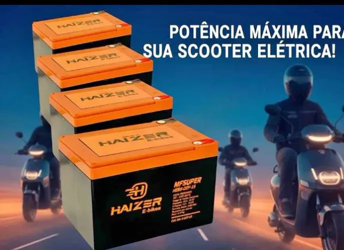 Bateria de scooter elétrica